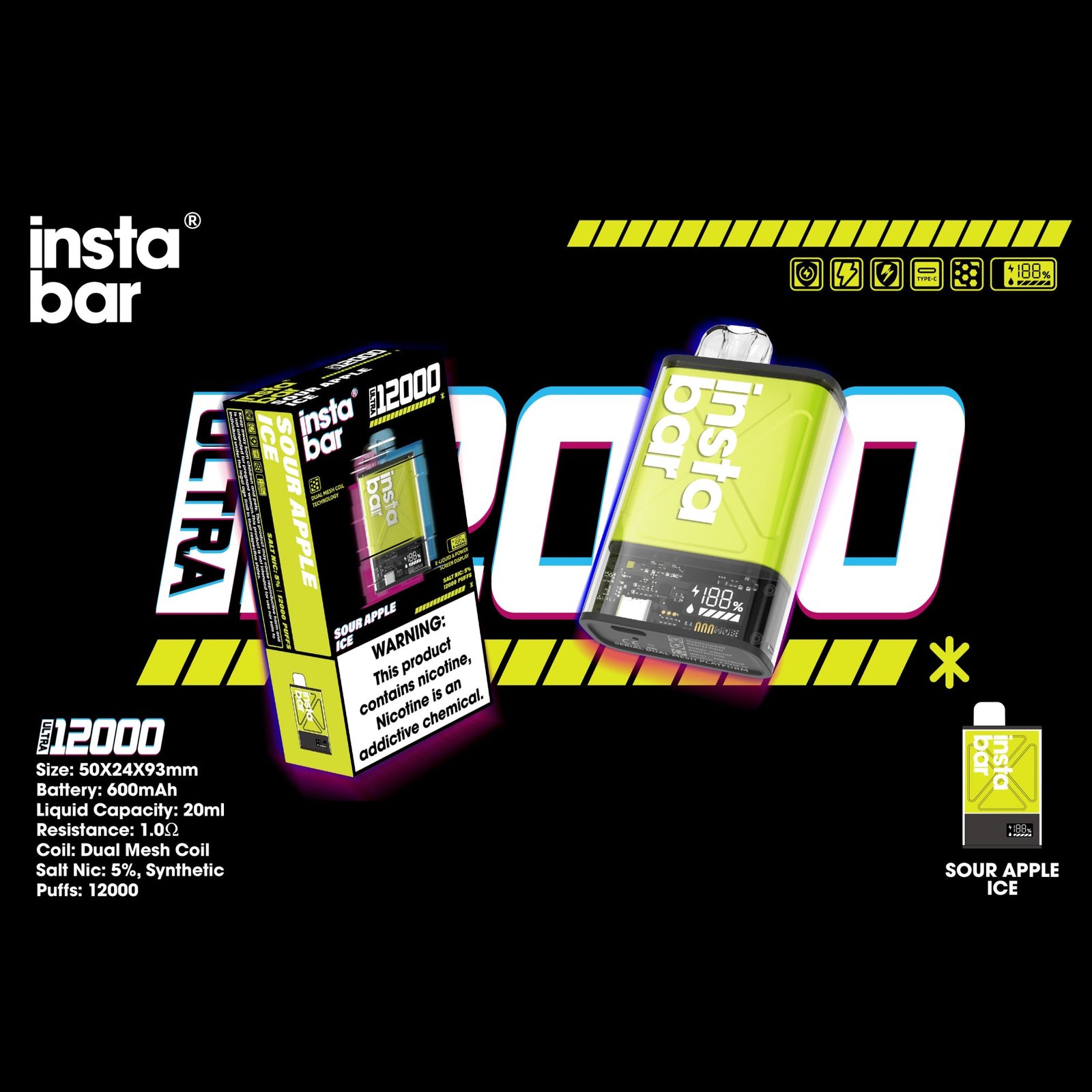 Instabar 'Sour Apple Ice' - Image 2